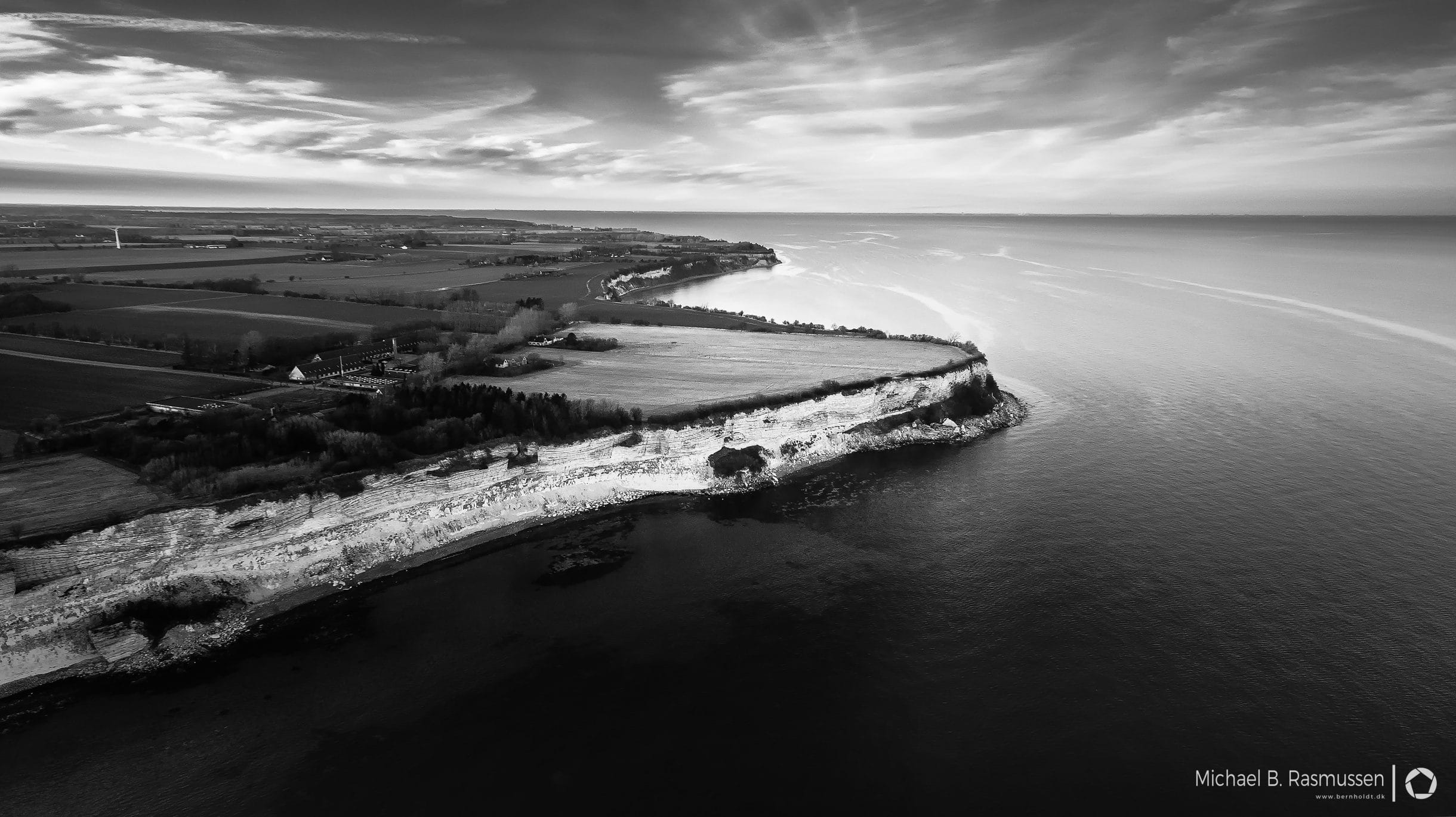 The Unesco herritage site Stevns Klint Denmark 2017